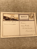 Carte postale Forchtenstein Burgenland Autriche timbre oblitéré philatélie (Ref