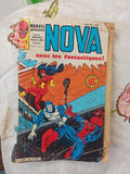Bande dessinée vintage NOVA Marvel n°58 1982 avec Les Fantastiques Spider-Man