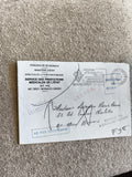 Lettre administrative Monaco affranchissement 1990 cachets philatélie