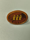 Pin's vintage Cafés Les Rois Mages ovale marron collection pub ancienne