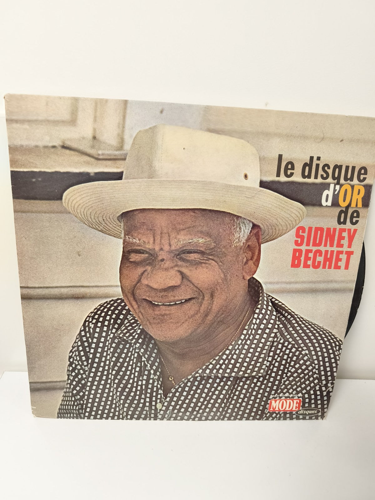 Vintage vinyle 33 tours ancien jazz Sidney Bechet collection rétro disque LP