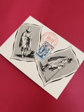 Carte illustrée Croix-Rouge timbre France, oblitération 1er jour Philatélie (Ref