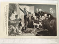 Carte postale ancienne Rouget de Lisle chantant La Marseillaise CPA