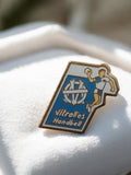 Pin's Vitrolles Handball OM vintage ancien badge Marseille sport rétro