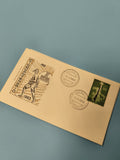 Enveloppe philatélie premier jour FDC 1963 avec timbre et illustration thématiqu