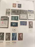 Timbres Israël série thématique philatélie Judaïca lot motifs variés