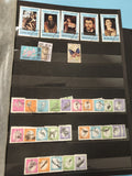 Lot anciens timbres oblitérés Mahra State animaux, portraits et thématiques