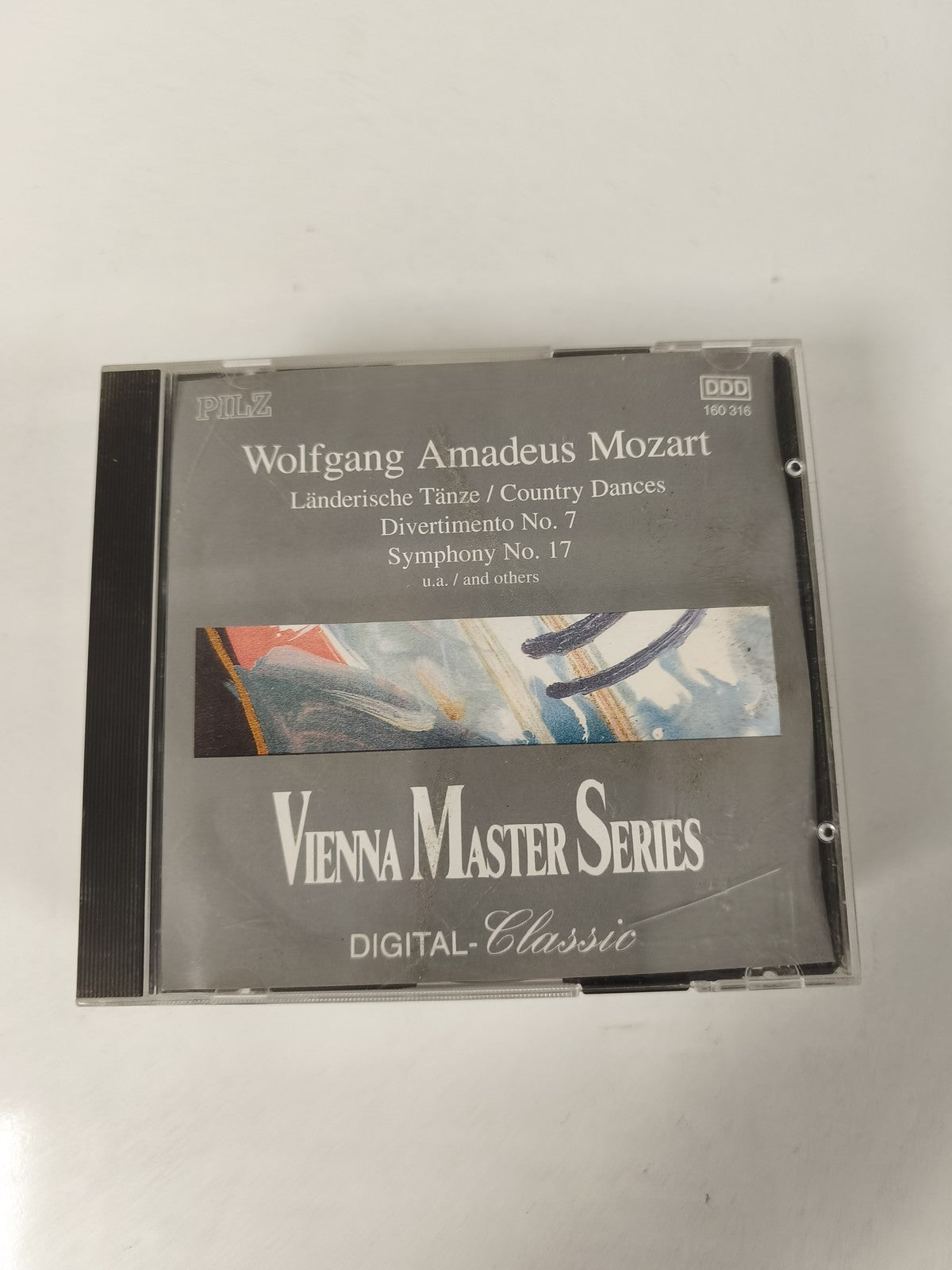 CD Mozart Vienna Master Series PILZ Symphony No.17 Divertimento No.7 Classique