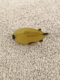 Pin's Gauloises Blondes dirigeable jaune vintage, badge publicitaire années 90