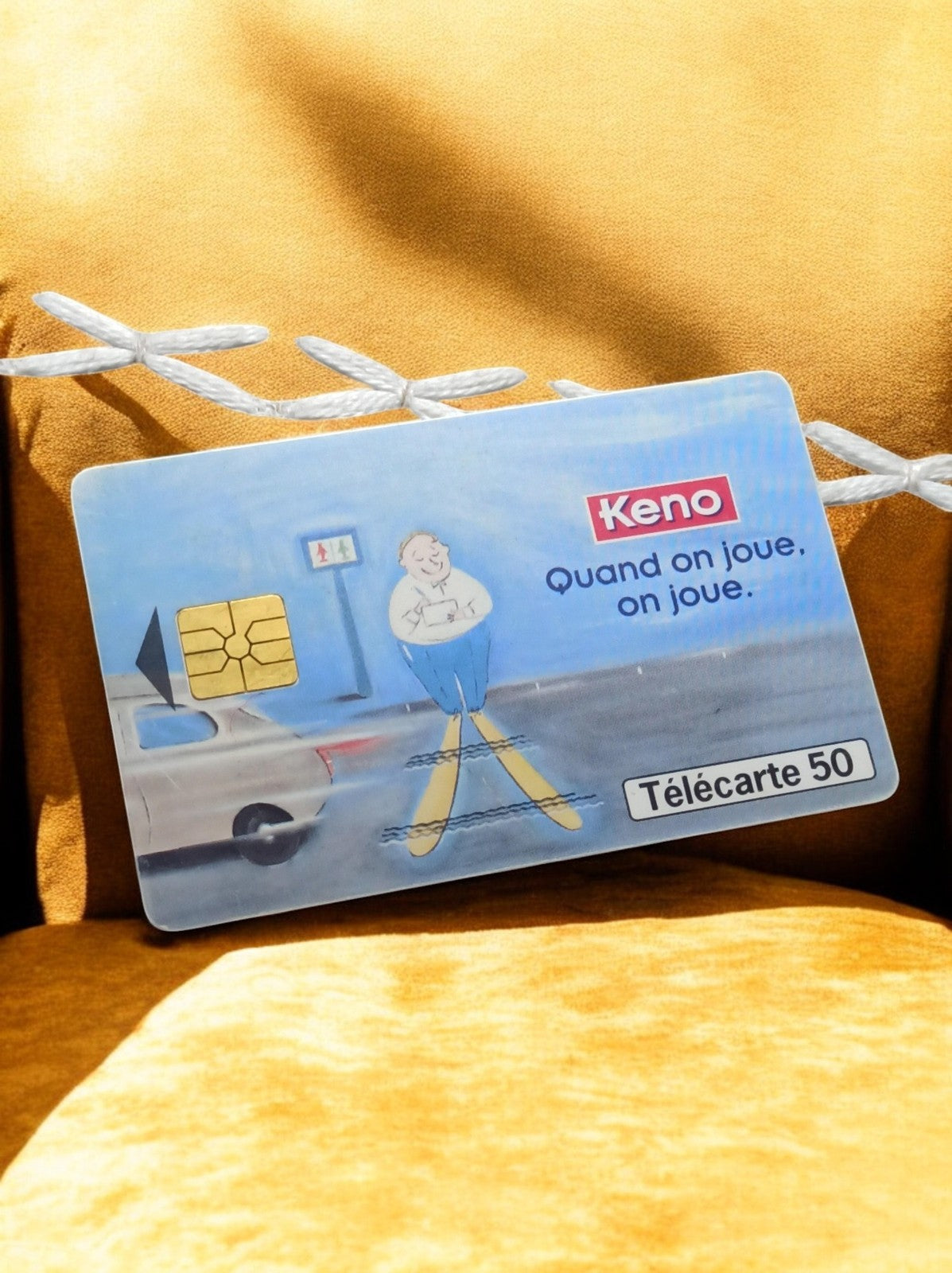 Carte téléphonique Télécarte 50 Keno vintage pub Française collector