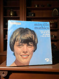 Vinyle 45 tours Mireille Mathieu Barclay ancien pochette bleue chanson française