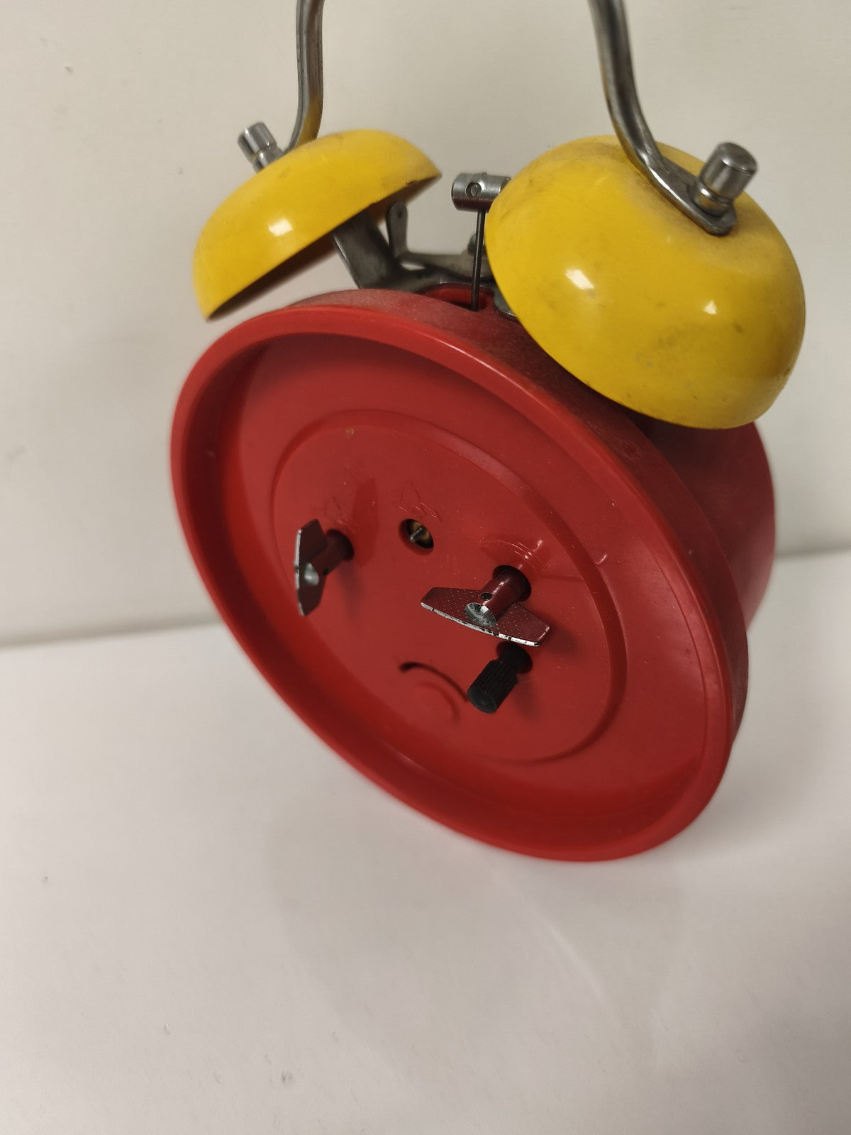 Réveil mécanique vintage Ronald McDonald rouge jaune fonctionnel collection