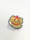 Pin's ancien Francine rétro, badge collection vintage France, objet publicitaire