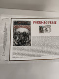 Feuillet CEF Paris-Roubaix philatélie cyclisme timbre oblitéré édition limitée