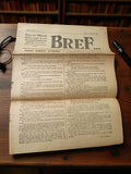 Journal ancien "Bref..." 1928 authentique, presse rétro vintage, France