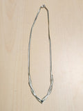 Collier ancien vintage, bijou rétro doré, accessoire mode collection occasion