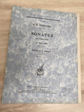 Ancien livre partitions Haendel violon piano Durand 2e volume vintage