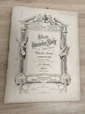 Ancien album partitions violon piano Collection Litolff 1908 Grünewald