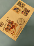 Ancienne enveloppe FDC Vietnam timbres OMS bâtiment illustré collection