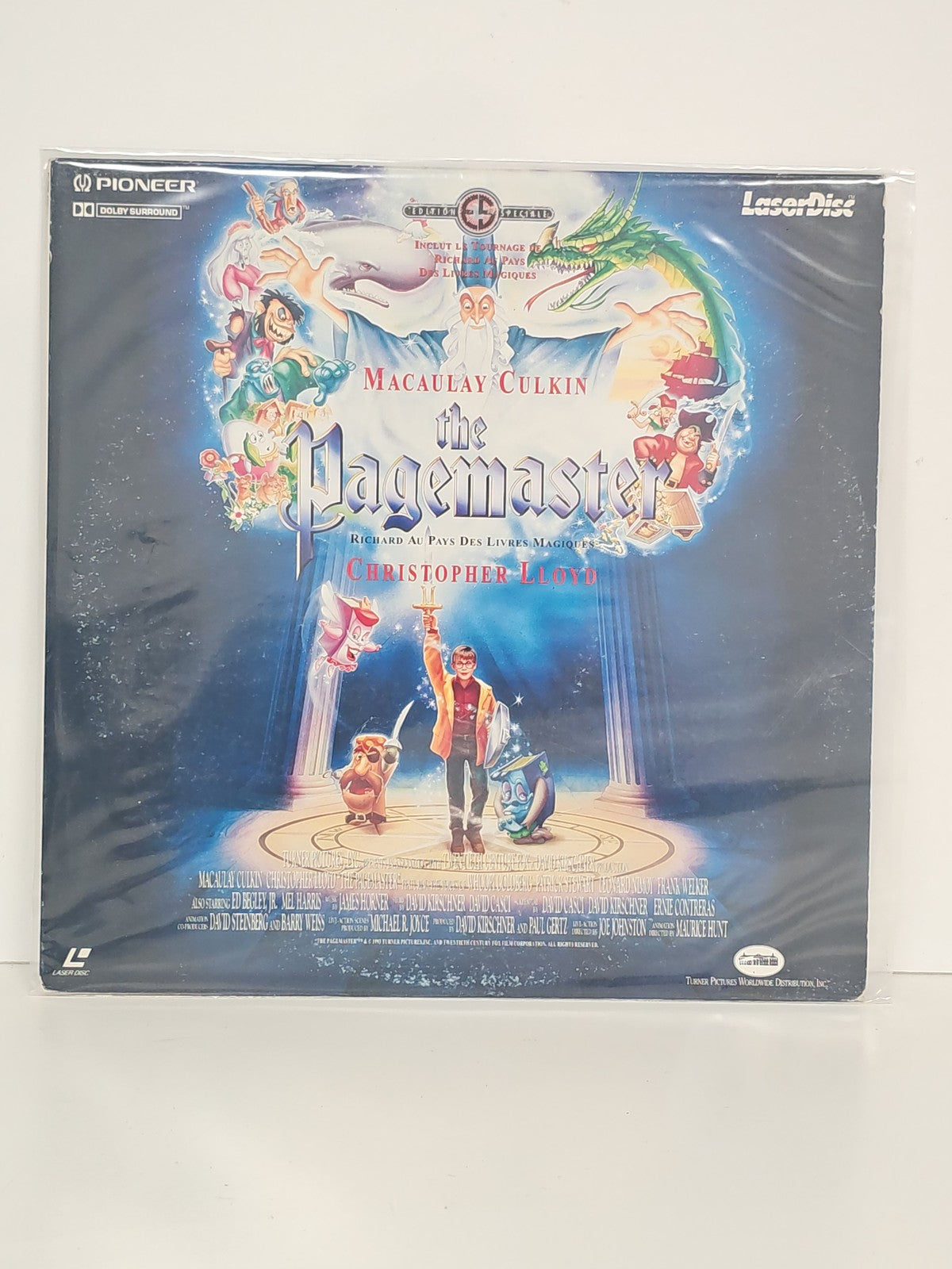 Laserdisc The Pagemaster film animation anglais édition originale occasion