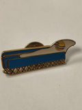 Pin's ancien navire rétro, badge collection marine vintage, objet de collection