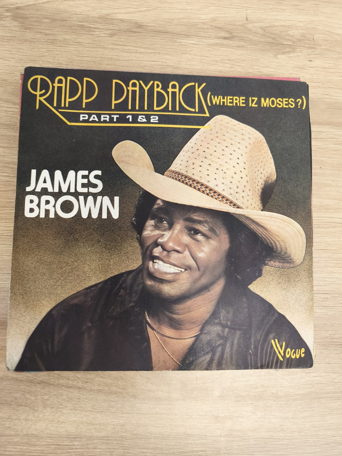 Vinyle 45 tours James Brown Rapp Payback Part 1 & 2 pochette couleur (Ref 1)