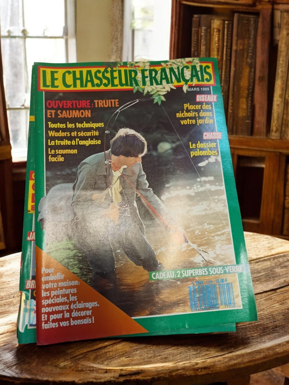 Magazine Le Chasseur Français mars 1989 vintage pêche chasse déco rétro