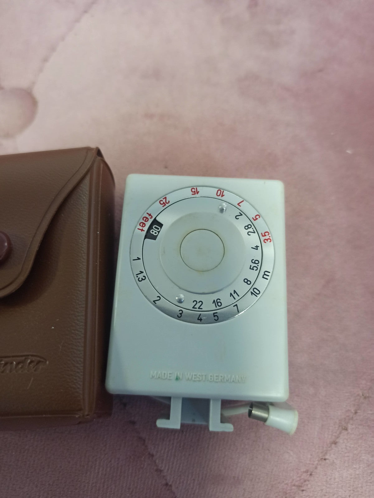 Flash Voigtländer vintage rétro, accessoire photo ancien, avec étui