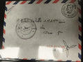 Lettre avion Fès Ville Nouvelle 1957 cachet FM enveloppe philatélie France