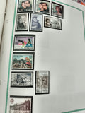 Timbres Espagne oblitérés lot thématique personnages monuments philatélie