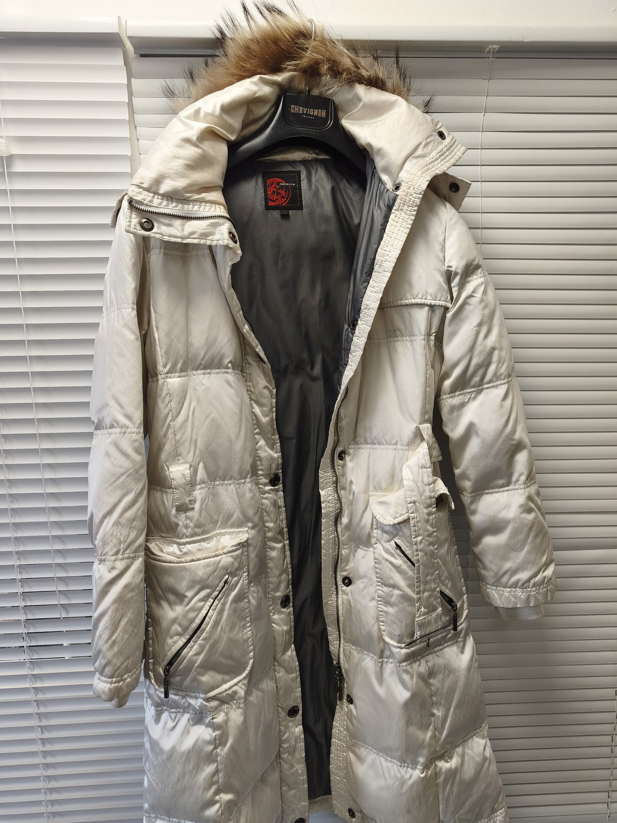 Blouson veste femme Redskins XL, manteau mi-saison élégant, vêtement d'occasion