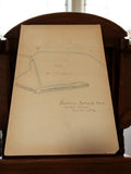 Plan ancien Port de l?Estaque Marseille années 1930-40 travaux publics hydrauliq