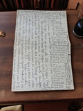 Lettre manuscrite époque 1939-1945 émouvante – écriture bleue recto dense