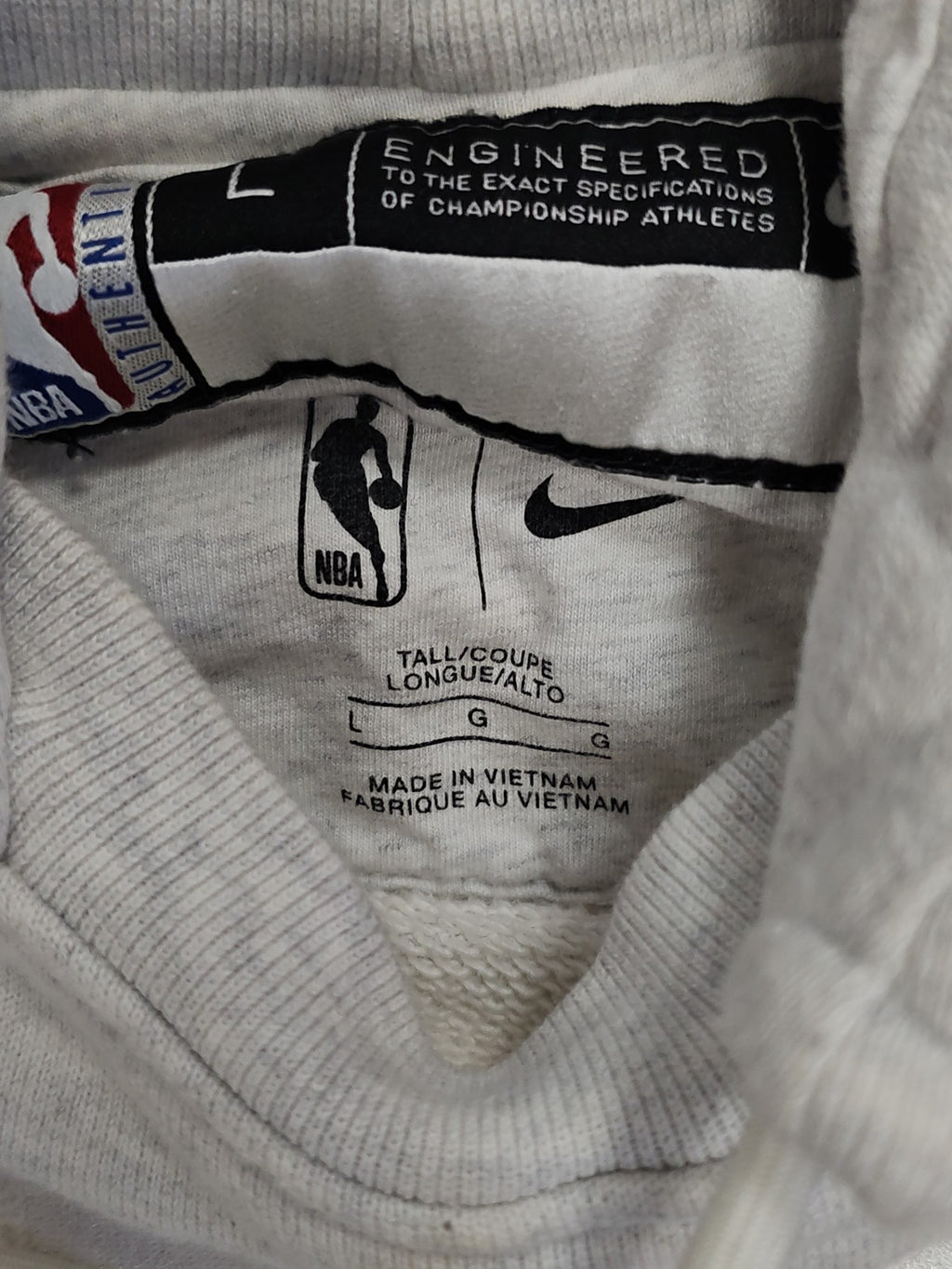 Sweat à capuche Nike homme L gris NBA Sacramento Kings pull confortable