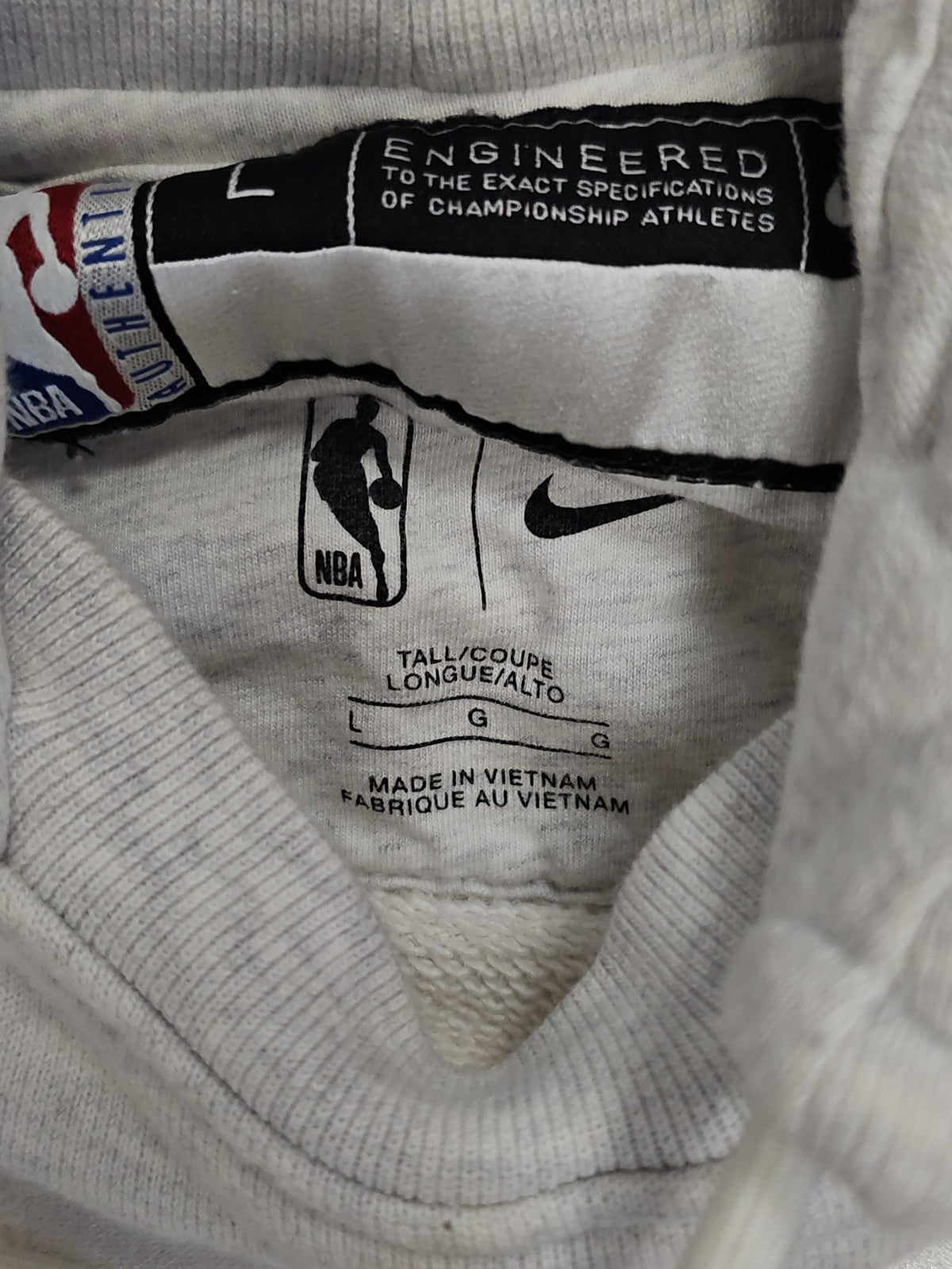 Sweat à capuche Nike homme L gris NBA Sacramento Kings pull confortable