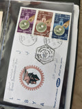 Ancienne enveloppe philatélie oblitérée Tripoli Libye timbres Expo international