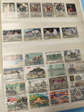 Lot anciens timbres oblitérés Espagne, motifs variés, philatélie collection