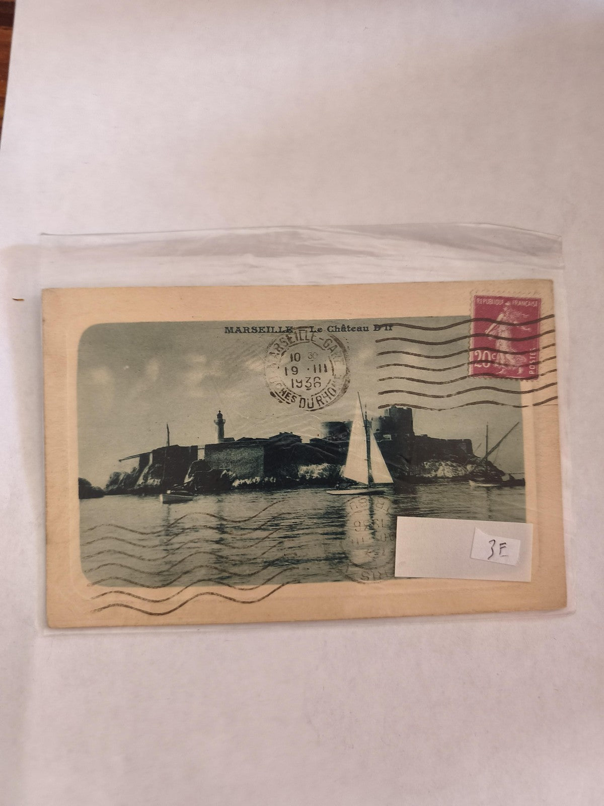 Carte postale vintage Marseille ancienne, collection rétro, photo ville port