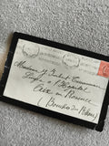 Lettre ancienne timbrée France 1937 Aix Provence oblitération Annecy philatélie