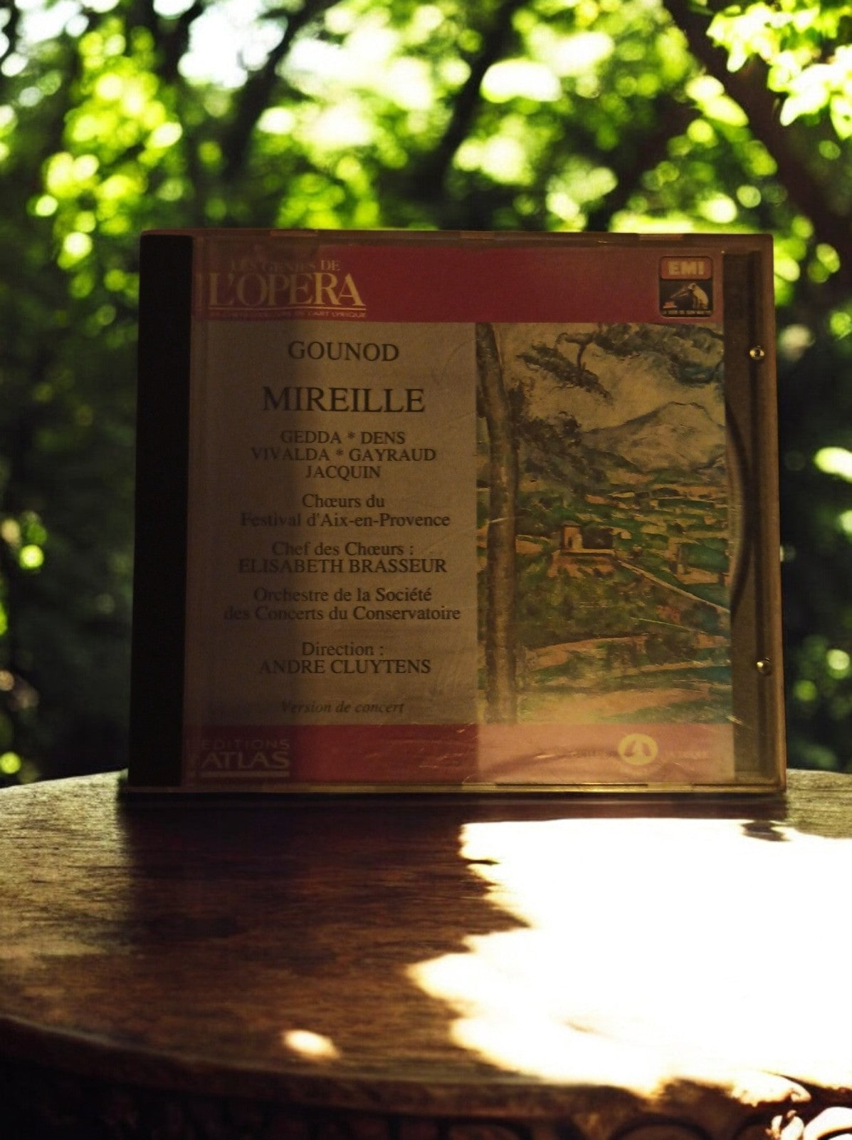 CD opéra Gounod Mireille EMI Atlas édition vintage classique Jaquette André Cluy