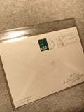 Lettre philatélique oblitérée 1977 Pâques Villegats timbre 0,80 FRANCE (Ref 8)