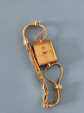 Montre ancienne femme rétro plaquée or, élégance vintage, accessoire collection