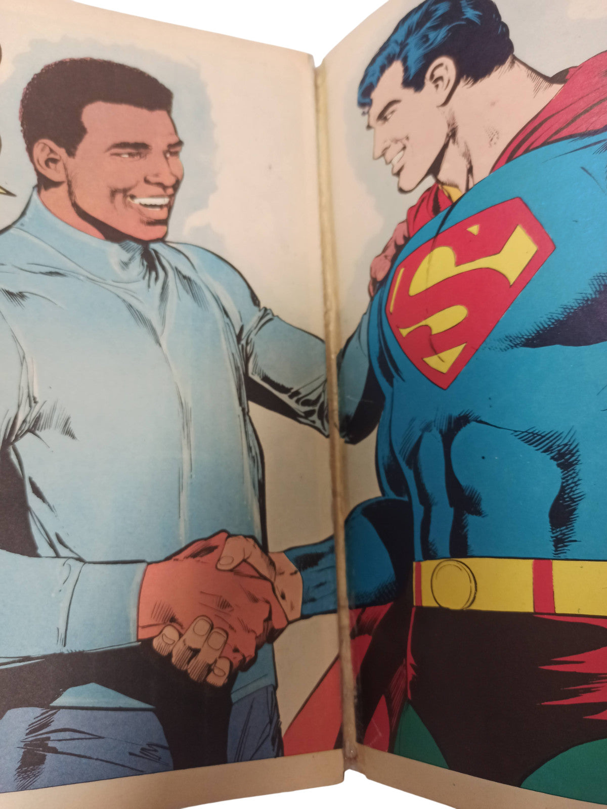 Rare comic Superman contre Cassius Clay