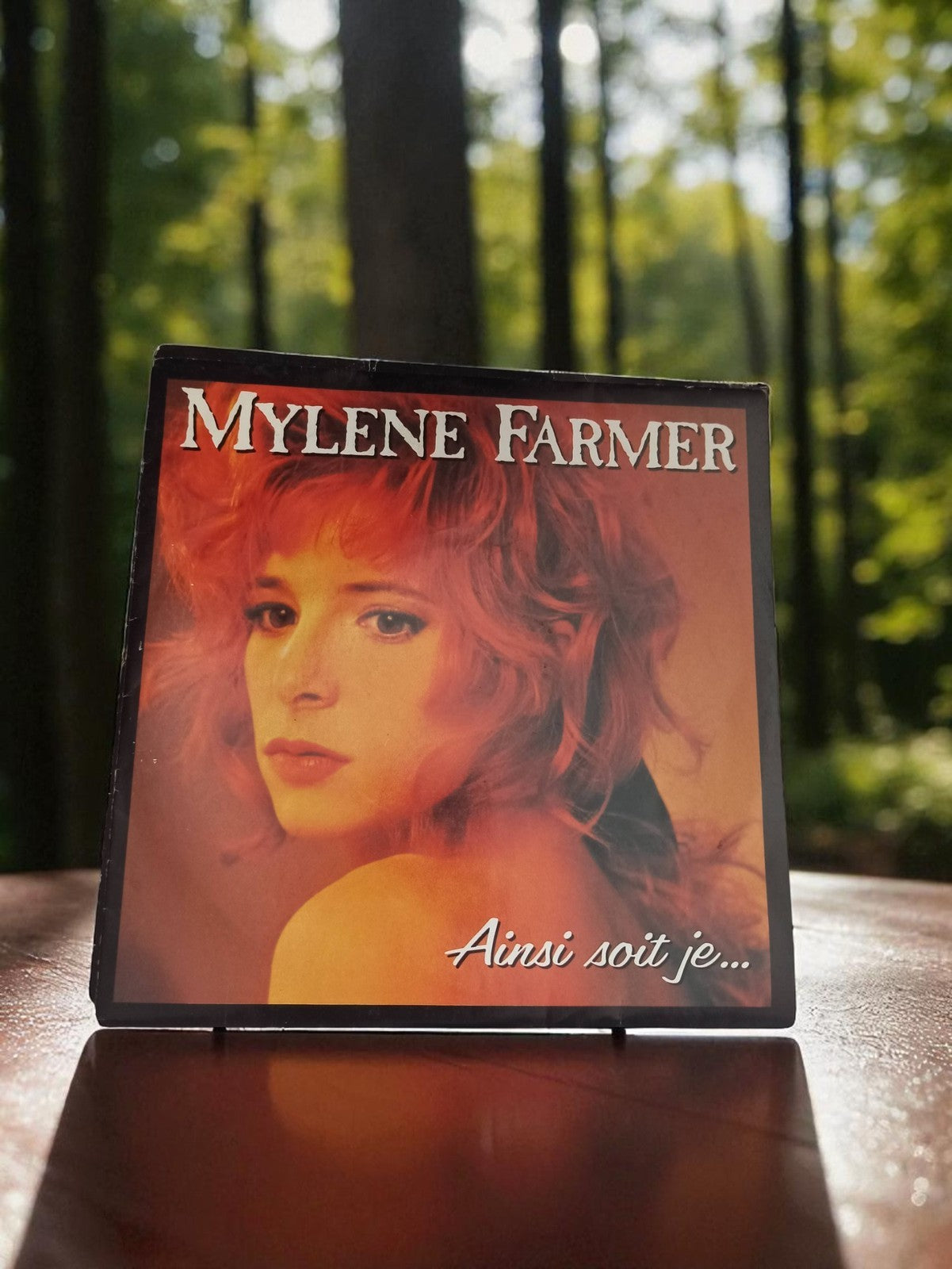 Vinyle 45 tours Mylène Farmer Ainsi soit je... ancien rétro vintage
