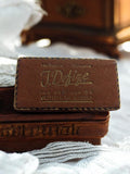 Boîte à Bijoux Vintage J. Defize Années 50 France Marron Horlogerie