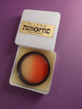 Filtre photo vintage FILTROPTIC France dégradé orange ancien optique appareil