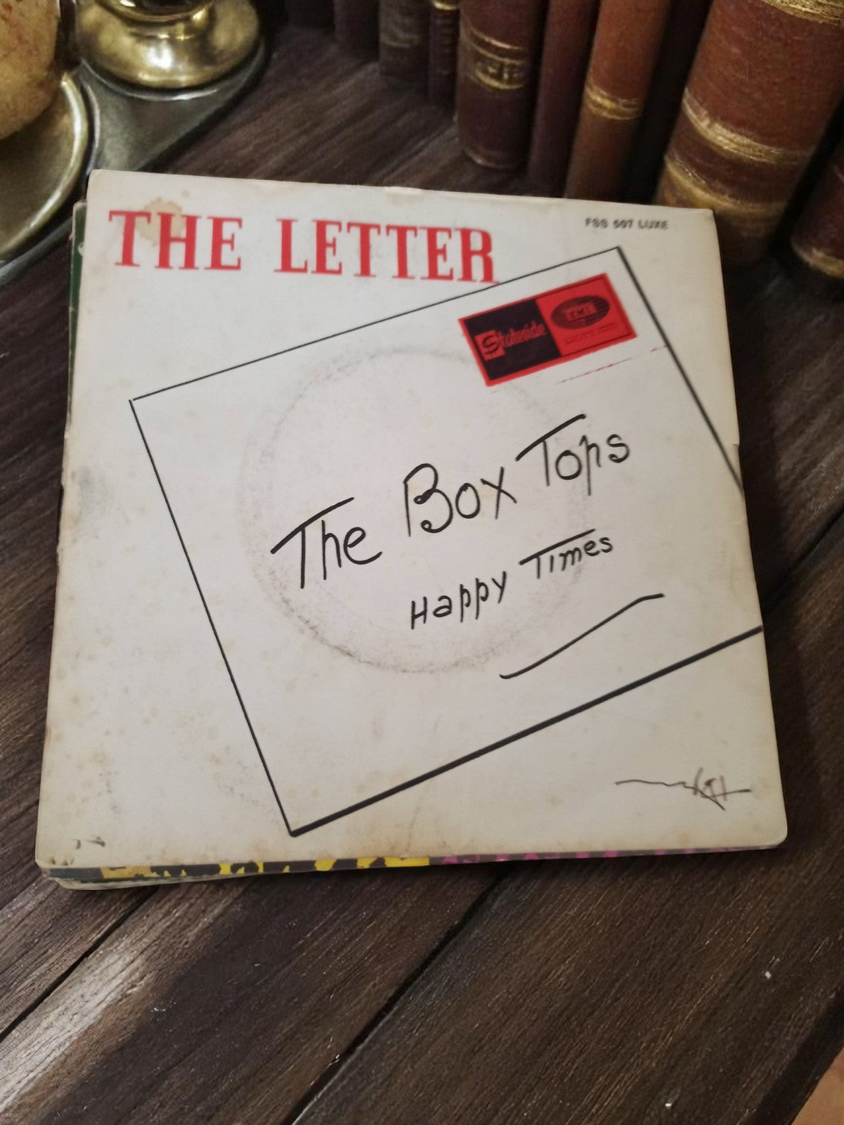 Vinyle 45 tours The Box Tops "The Letter" vintage pochette d'origine