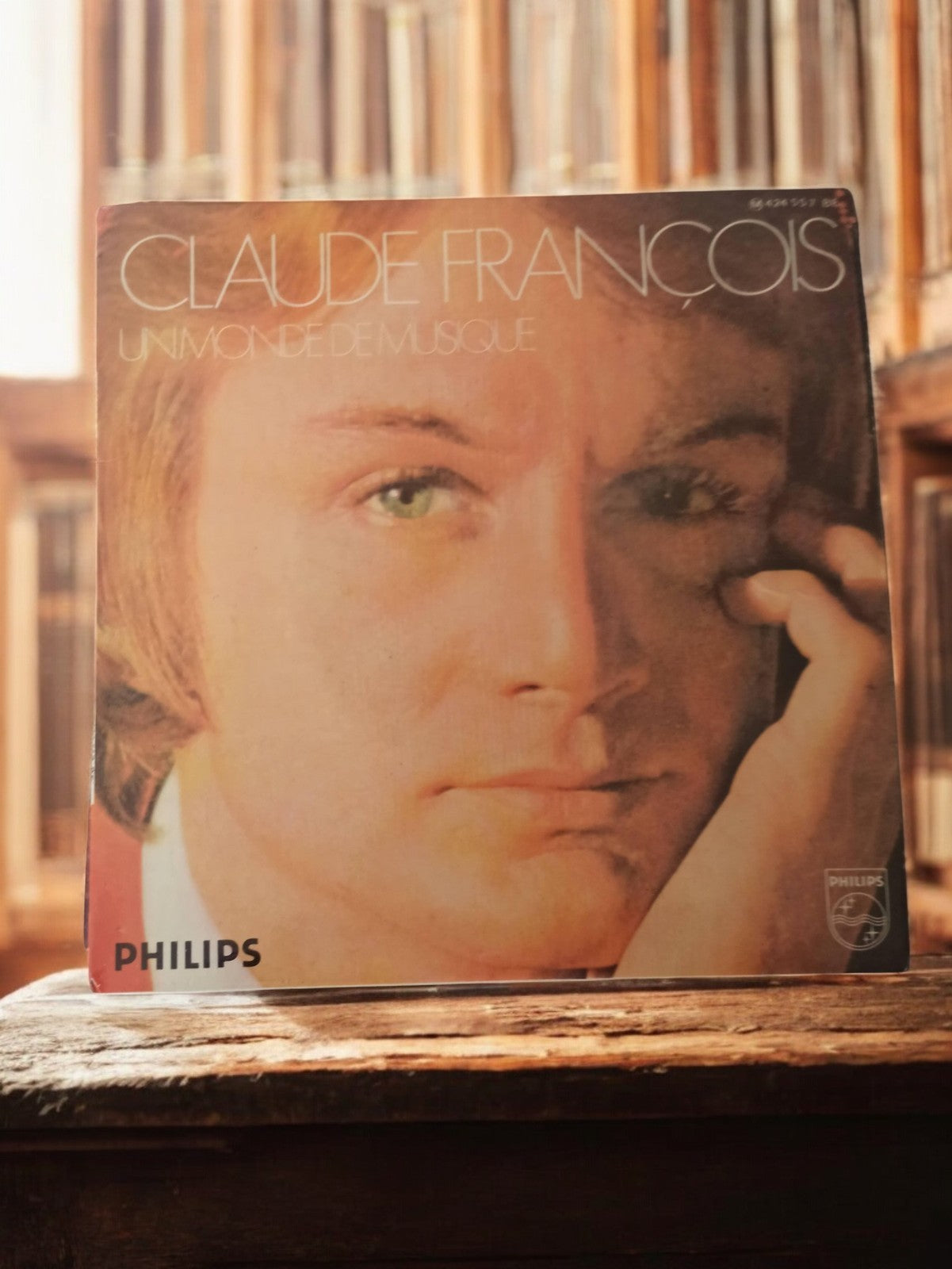 Vinyle 45 tours Claude François Philips ancien pochette rétro vintage musique