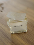 Miniature parfum ancien Omnia flacon rétro verre givré vintage déco