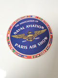 Vintage ancien autocollant publicité Association of Naval Aviation Paris rétro r